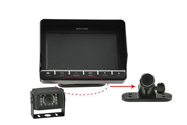 7 inch TFT 4-CH Rear view System with Touch Button Supporting BR-RVS7002