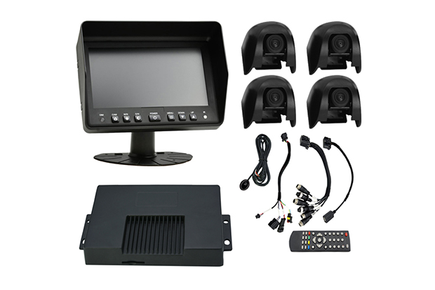 720P HD Waterproof Night Vision 360° Panoramic Surround View Surveillance System